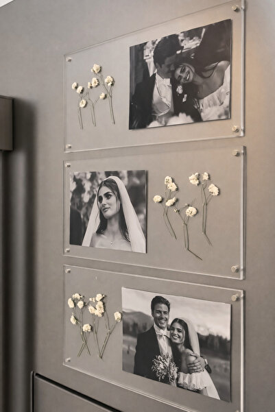 ŞekerHome Şeffaf Magnetli Fotoğraf Çerçevesi