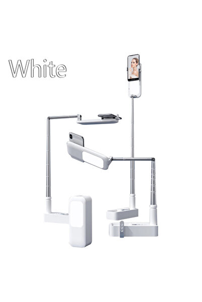Choice WHITE Phone Holder LED Lampe Selfie Fill Light Support Portable Pour S...