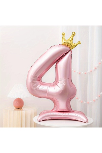Choice4 42inch 4 40 Inch Birthday Number Ball Princess Birthday Pink Crown Ba...