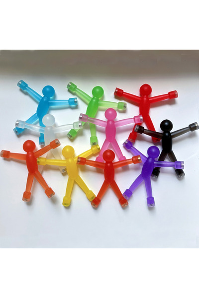 Choice مجموعة من 10 قطع مغناطيسية شفافة للثلاجة، ألعاب مغناطيسية للسفر للأطفا...