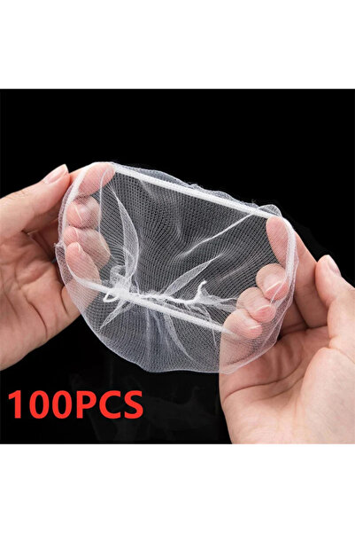 Choice أكياس تصفية حوض المطبخ البيضاء ذات الشبكة الدقيقة، قابلة للاستخدام مرة...