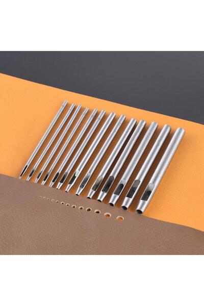 Choice 6 Pcs Leather Hole Punching Tools Hollow Round Hole Puncher Clothing S...