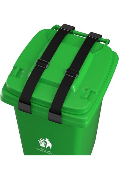 Choice1 2PCS Trash Can Locks Trash Can Lks for Animals, Adjustable Garbage Ca...