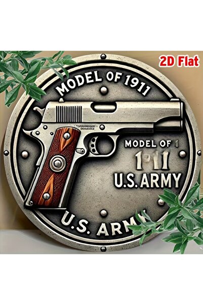 Choice 20x20 TYA20748 Retro Military Vintage Aluminum Sign - 7.8x7.8" 2D Flat...