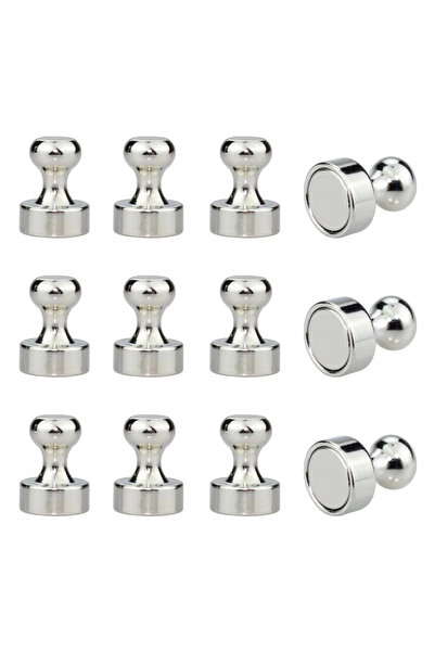 Choice1 10 قطع فضية N52، 10 قطع من دبابيس المغناطيس النيوديميوم فائقة القوة، ...