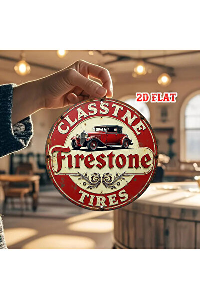 Choice 7.87x7.87in(20x20cm) MULTI 2D Flat 1pc Firestone Round Aluminum Sign, ...