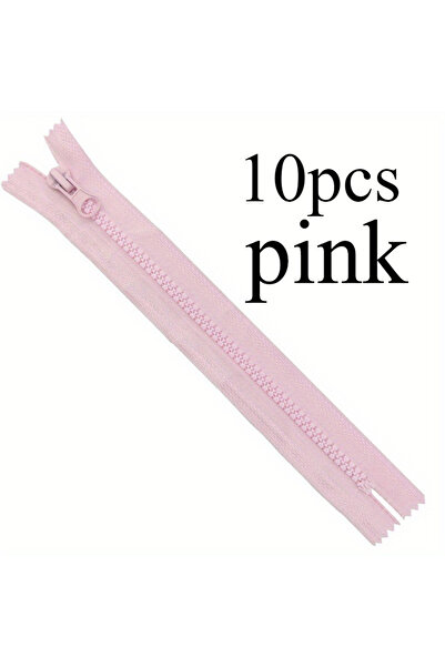 Choice29 5# وردي 30 سم 10 قطع 5# سحاب ذيل مغلق من الراتنج سحاب قصير للأمتعة س...