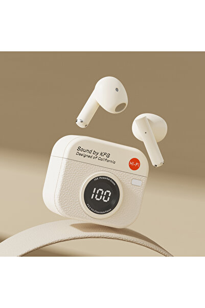 Choice سماعات أذن لاسلكية بيضاء Q86 TWS بتقنية بلوتوث، سماعات رياضية ستيريو، ...