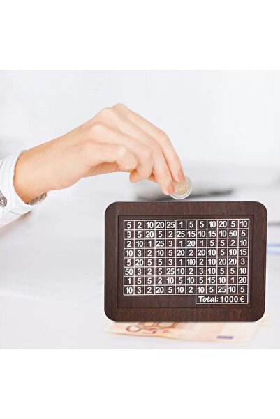 Choice3 EUR 1000 1000/3000/5000/10,000 Euro Money Box Wooden Money Box, Reusa...