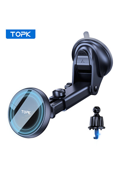 Choice3 حامل هاتف مغناطيسي للسيارة 2 في 1 من TOPK متوافق مع Magsafe، قابل للد...