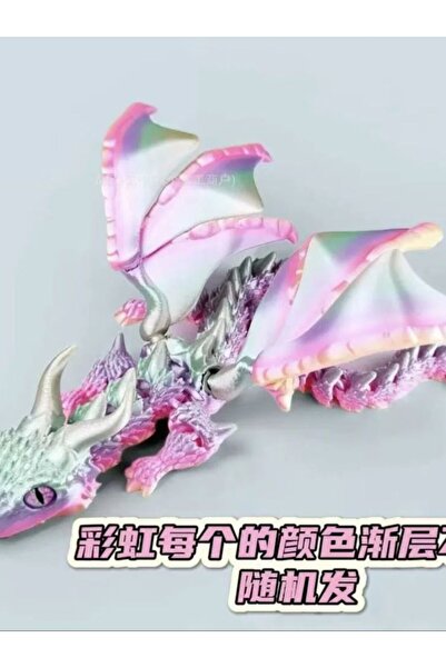 Choice1 مجسم تنين بيغ فوت طائر بأجنحة، مطبوع ثلاثية الأبعاد من الأحجار الكريم...