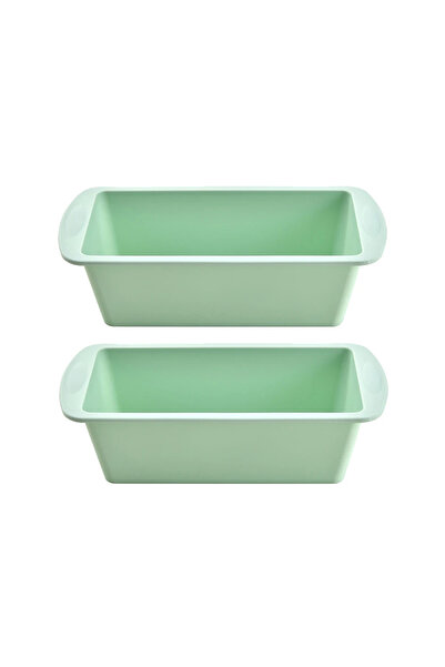 Choice3 2 قطعة خضراء 2 قطعة صينية خبز توست قابلة لإعادة الاستخدام قالب سيليكو...