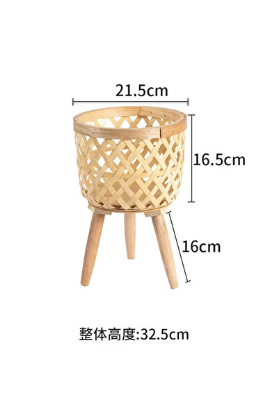 Choice وعاء زهور أرضي ضخم من قطعة واحدة G3383A بتصميم نورديك عالي الأرجل - وع...