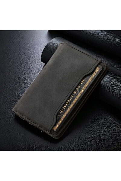 Choice1 Black Mobile Phone Wallet Stand Magnet Flip Pket Card Storage Luxury ...