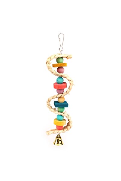 Choice C Bird Chewing Toy Funny Cotton Rope Pinecone Parrot Toys Bite Resista...