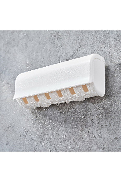 Choice قطعة واحدة [R] حامل فرشاة أسنان بسيط، رف تخزين فرشاة أسنان عائلي، رف ت...