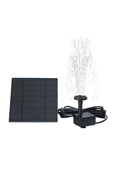 Choice APWIKOGER black Solar Water Pond Pump Easy Installation with 6 Nozzles...