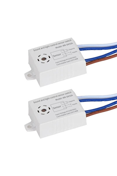 Choice مفتاحان بمستشعر ضوئي وصوتي، مزودان بخاصية التشغيل والإيقاف التلقائي ال...