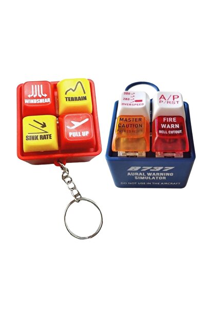 Choice سلسلة مفاتيح طيار مزودة بجهاز محاكاة صوت طائرة بوينغ 737 وإيرباص