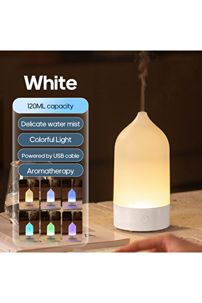 Choice موزع روائح كينسكوتر الجديد الأبيض سعة 120 مل، مرطب هواء سايلنت إير محم...