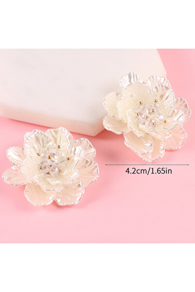 Choice 01 قطعة واحدة 1/5 قطع زهور الكاميليا المصنوعة من لؤلؤ ABS، مناسبة للفس...