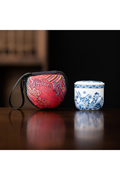 Choice1 إبريق شاي سيراميكي صغير مصنوع يدويًا، إبريق شاي صغير لشخص واحد مع حقي...