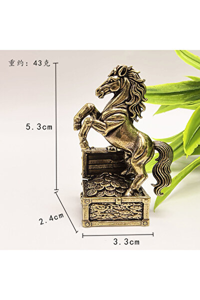 Choice 02 قطعة تمثال حصان الأبراج، هدية زينة، حصان نحاسي، فنغ شوي، تمثال حصان...
