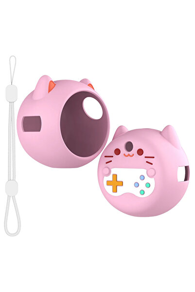 Choice غطاء حماية من السيليكون الوردي لألعاب Punirunes الرقمية التفاعلية، مقا...