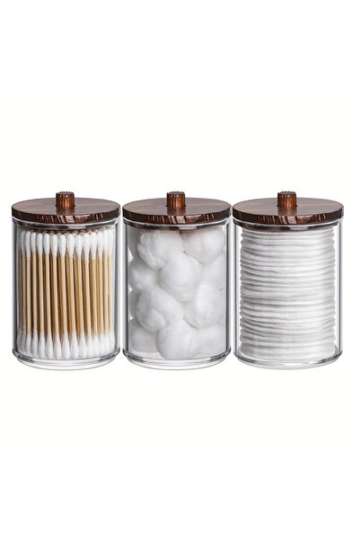 choice2 3pcs 1/2/3/4 Pack Qtip Holder Bathroom Set, 10 oz Restroom Bathroom O...