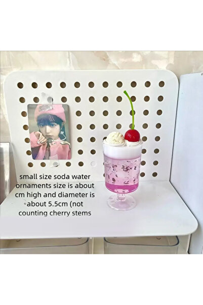 Choice1 زينة شاي صغيرة على طراز شووا الأرجواني، مصنوعة من مشروب غازي، على شكل...