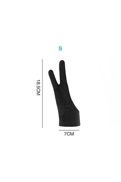 Choice1 Two layers-S Drawing Glove Anti-touch Two-Fingers Gloves For IPad Gra...
