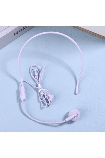 Choice سماعة رأس KOQZM بنفسجية اللون، قطعة واحدة، بأسلاك، مزودة بقابس 3.5 ملم...