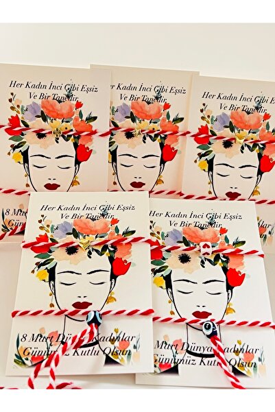 KOALA COMPANY 10 LU SET KADINLAR GÜNÜ KARTLI FİGÜRLÜ VE NAZAR BONCUKLU MARTEN...