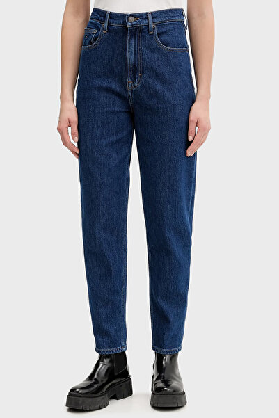 Tommy Jeans Pamuklu Straight Fit Yüksek Bel Daralan Paça Jeans KOT PANTOLON D...