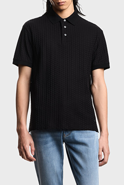 Emporio Armani Pamuklu Regular Fit Logolu Düğmeli Polo Erkek POLO EM001295 AF...