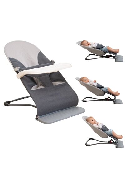 Kidizi Anatomical baby rocker with 3 backrest tilt positions Rumi with remova...