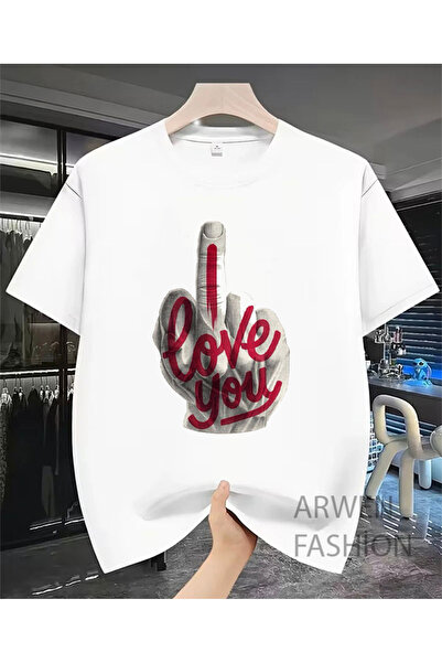 LELVANİ I Love You El Printed Tshirt