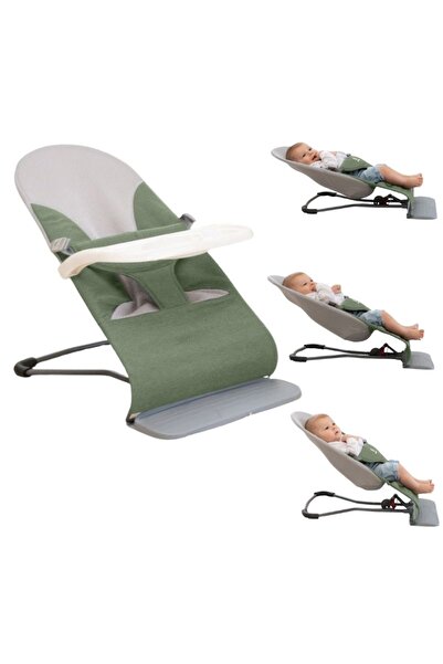 Kidizi Balansoar bebelusi ergonomic cu 3 pozitii de inclinare a spatarului Ru...