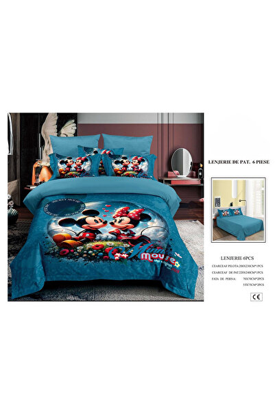 FIONNA.RO Finet Premium Duvet Cover Set for Children - Mickey and Minnie in Love