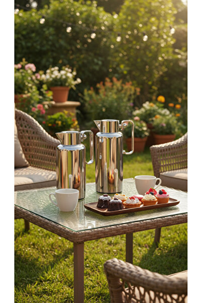 Generic Unique and elegant design tea and coffee thermos set, 0.8/1.0 liter