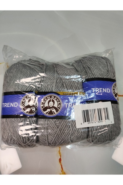 Ören Bayan TREND Gümüş El Örgü İpi (3 Adet) - Renk: 007