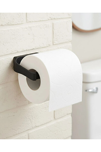 Kanonik Education Wall Mounted Black Napkin Holder Minimal Bathroom Accessory