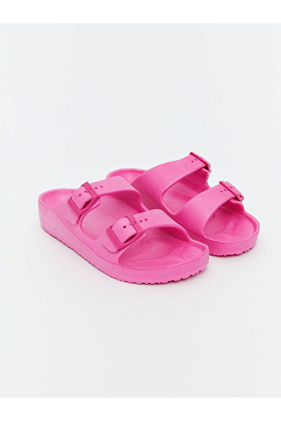 LC Waikiki Özmarka New Season Buckle Detailed Double-Strapped Girls' Slippers