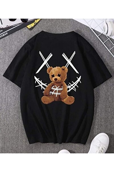 LELVANİ Smiling Printed Bear T-Shirt