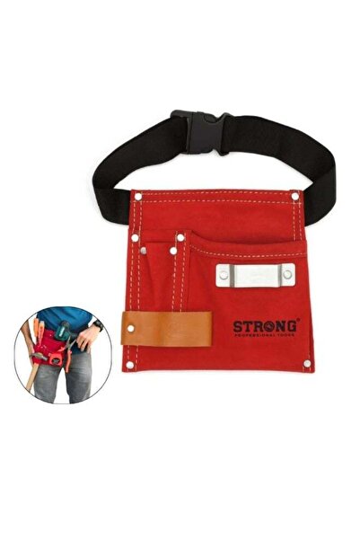 Generic Strong Carpenter Tool Pouch with Dual Pocket Organizer – Heavy-Duty &...
