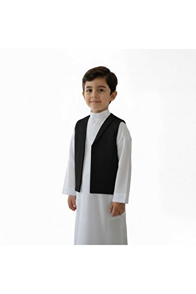 Aktham Boys' summer vest with a flip-up closure - formal for special occasions