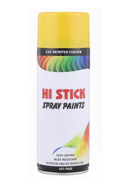 HI STICK Yellow Spray Paint 240 Gram