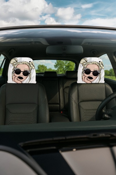 EVPANYA غطاء رأس السيارة المزخرف، عبوة من قطعتين