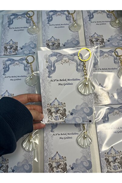 İBAHEDİYELİK Nikah Düğün Kına Söz Mevlid İncili İstiridye Anahtarlık Hediyeli...