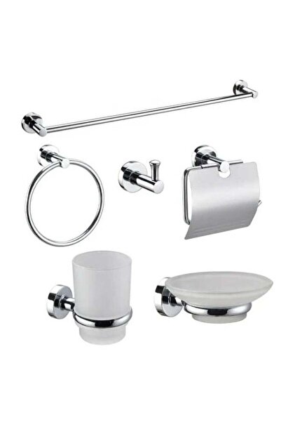 Generic 6-Piece Bathroom Accessories Set – Premium Finish, Durable & Easy Ins...